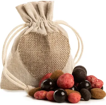 Čokoláda Dárkový pytlík s obalovanými plody v čokoládě 100g