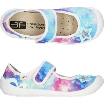 Chlapecké bačkory 3F Bačkůrky Atena 3A3/9 modro-růžové s hvězdou