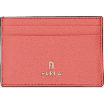 Módní doplněk Kožené pouzdro na karty Furla WP00305.ARE000.4477S oranžová 32X, vel. ONE SIZE