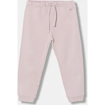 Dětské bavlněné kalhoty United Colors of Benetton 3J70GF01N.P.Stagionale růžová 39X, vel. 110