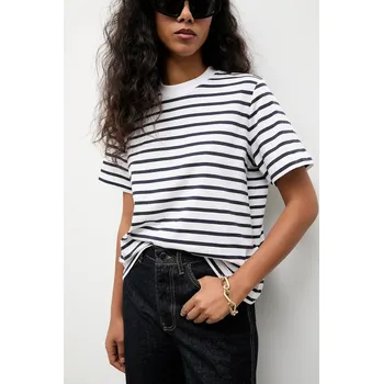 Bavlněné tričko Answear.LAB TR2.tok bílá 00X, vel. XS