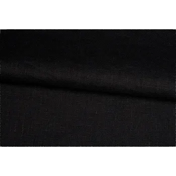 Lněné plátno, silné, černé, sartor.cz