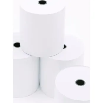 Kotouček do pokladny a tiskárny štítků Papírové kotoučky - 76 x 70 x 17 mm, 1+0, 10 ks