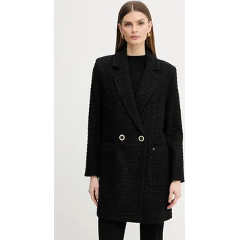 Dámský kabát Kabát s příměsí vlny Armani Exchange XW001810.AF18997 černá 99X, vel. S