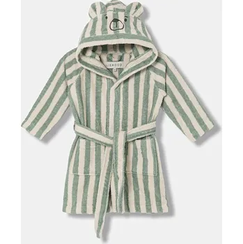Chlapecký župan Dětský bavlněný župan Liewood Lily Bathrobe LW20667.PPY2 zelená 07X, vel. 122-128