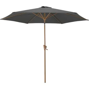 Zahrada Zahradní slunečník Roja naklápěcí wood Šedá