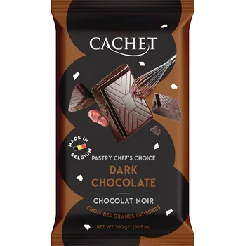 Čokoláda Tabulková čokoláda Cachet - Hořká 54%, 300 G