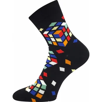 Ponožky Lonka - Devive, kostka Barva: Černá, Velikost: 43-46