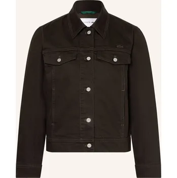 Dámský blejzr Lacoste Dámská Džínová Bunda, tmavě hnědá, 40