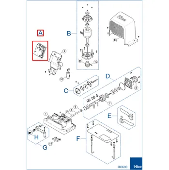 NICE SPROA41 Riadiaca jednotka pre new ROBO RO600