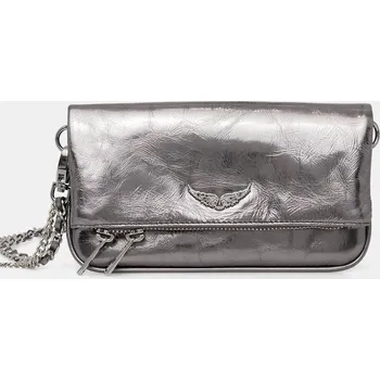 Kabelka Kožená kabelka ZADIG&VOLTAIRE LWBA04155 šedá 90X, vel. ONE SIZE