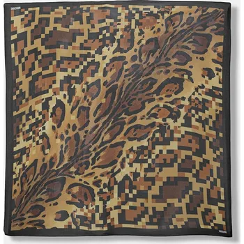 Módní doplněk Hedvábný šátek Moschino M3382.03729 hnědá 88A, vel. ONE SIZE