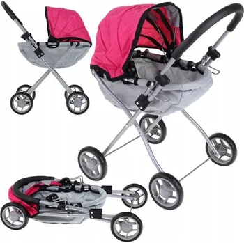 Kočárek pro panenku Hluboký kočárek pro panenky Nobo Kids 4907428183505