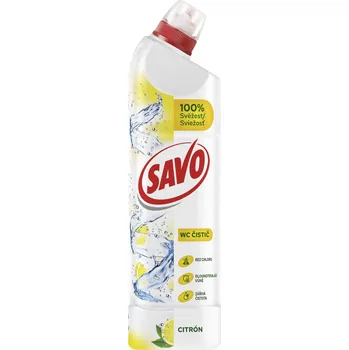 Čisticí WC gel Savo - citrón, 700 ml