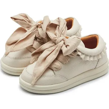 Chlapecké tenisky Dětské semišové sneakers boty Donsje Lexley Sneakers 2029000.22.28 béžová 01X, EUR 23