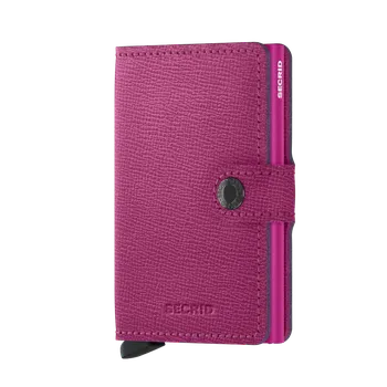 Módní doplněk Kožená peněženka SECRID Miniwallet Crisple Fuchsia sytě růžová