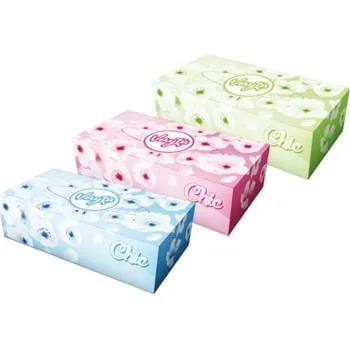 Papírový kapesník Papírové kapesníky v krabičce Facial tissue,150 ks