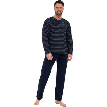 Pánské pyžamo Pánské pyžamo CORNETTE VARIOUS 139/45 tmavě modrá 3XL 0