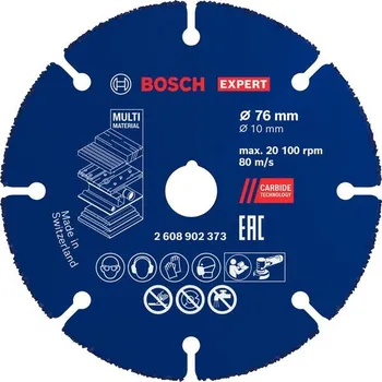 Pilový kotouč BOSCH Řezací kotouče EXPERT Carbide Multi Wheel 76 mm, 10 mm 2608902373