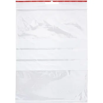 Sáček na potraviny Rychlouzavíratelné sáčky Q-Connect - 15 x 20 cm, 100 ks, s pruhy