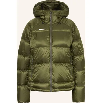 Mammut Dámská Péřová Bunda Glacier Glow In, tmavě zelená, 34