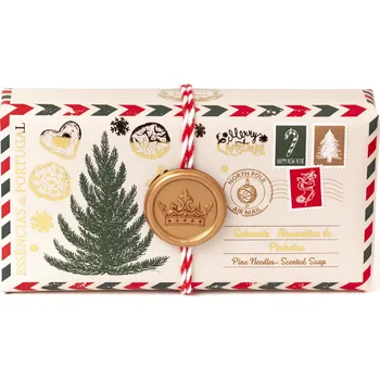 Mýdlo Essências de Portugal Pohlednice - Jehličí Tuhé mýdlo, 200 g