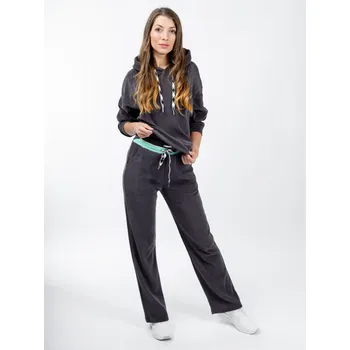 Dámská tepláková souprava GLANO - tmavě šedá Glano šedá 2506577