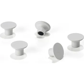 Sada magnetů k nástěnce A-Bulletin, 5 ks, světle šedé - Zone Denmark