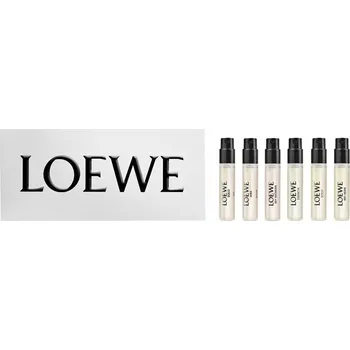 Unisex parfém Loewe Sample Box Loewe Solo Ella parfémovaná voda 1,5 ml + Loewe Aire Sutileza toaletní voda 1,5 ml + Loewe 001 Woman parfémovaná voda 1,5 ml + Loewe Esencia parfémovaná voda 1,5 ml + Loewe Solo toaletní voda 1,5 ml + Loewe 001 Man parfémovaná voda 1,5 ml