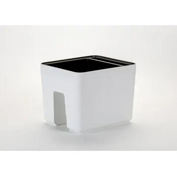 Truhlík Truhlík samozavlažovací Berberis na zábradlí - bílá 30 cm