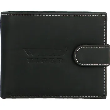 Peněženka Pánská kožená peněženka WILD Parwen, černá