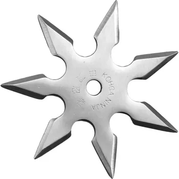 Vrhací hvězdice Hvězdice NINJA chrom 7 cípů