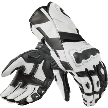 Moto rukavice Rukavice na motorku Revit Jerez 4 bílo-černé L