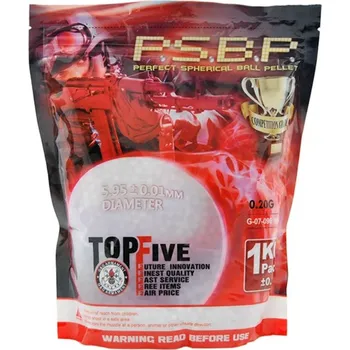 Airsoftová kulička Kuličky BB G&G WHITE 0,20g 5000ks