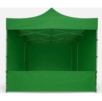 Zahradní altán 4,5m polobok nůžkového stanu barva Zelená