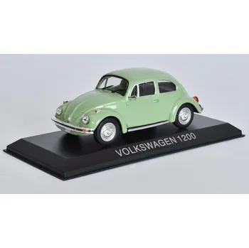 autíčko Volkswagen 1200 Brouk 1:43 - DeAgostini Legendás Autói časopis s modelem VW 1200 Brouk - kovový model