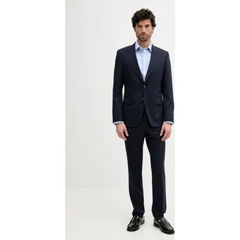 Pánský oblek Vlněný oblek BOSS H-Huge-2Pcs-Peak-253 50546099 námořnická modř 59X, vel. 50