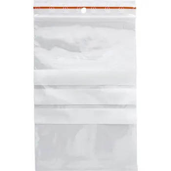 Sáček na potraviny Rychlouzavíratelné sáčky Q-Connect - 10 x 15 cm, 100 ks, s pruhy