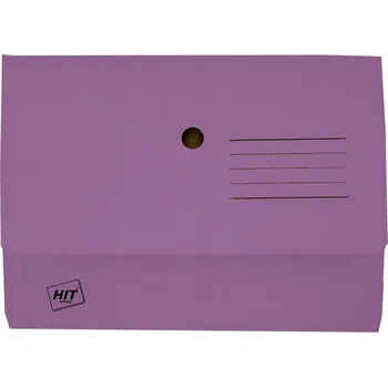 Papírová odkládací kapsa na dokumenty A4 - fialová, 1 ks