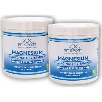2x Magnesium Bisglycinate + Vitamin B6 270 vege caps - Hořčík
