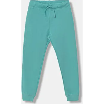 Dětské bavlněné tepláky United Colors of Benetton 3J68CF058.G.Stagionale tyrkysová 66X, vel. 122