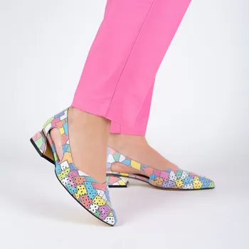 Dámské baleríny Letizia Dámské barevné baleríny s otvory po stranách Velikost: 39