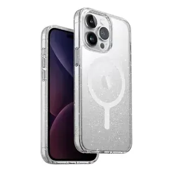 Pouzdro na mobilní telefon Uniq LifePro Xtreme MagClick ochranný kryt na Apple iPhone 15 Pro Tinsel (Lucent) (8886463685334)