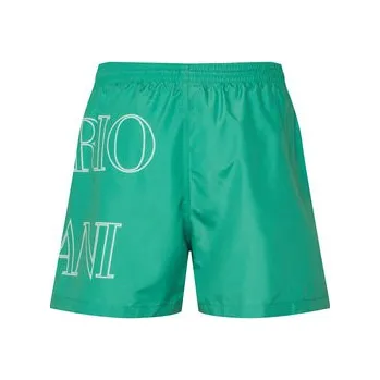 Pánské plavky Emporio Armani Plavecké šortky EM000583 AF20434 U7308 Zelená Regular Fit M