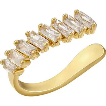 Náušnice Náušnice Ear Cuff s kamínky zlatý