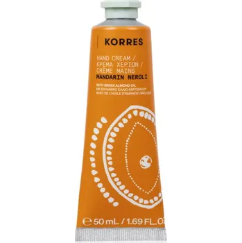 Péče o ruce Korres Mandarin Neroli hydratační krém na ruce s mandlovým olejem 50 ml