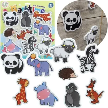 Hračka pro nejmenší Hračka do vany Pěnová Zvířátka Puzzle Do Vany Samodržící