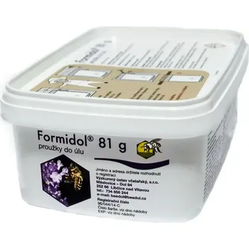 Formidol 81 g proužky do úlu (4 desky) - roztoč Varroa destructor