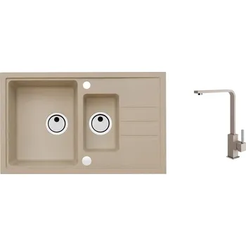 Granitový dřez Alveus SET Intermezzo 70-55 + baterie AFRA 55 + 5 % sleva v košíku s kódem SLEVA5