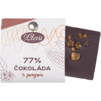 Bonbon Pleva Hořká čokoláda s pergou 77%